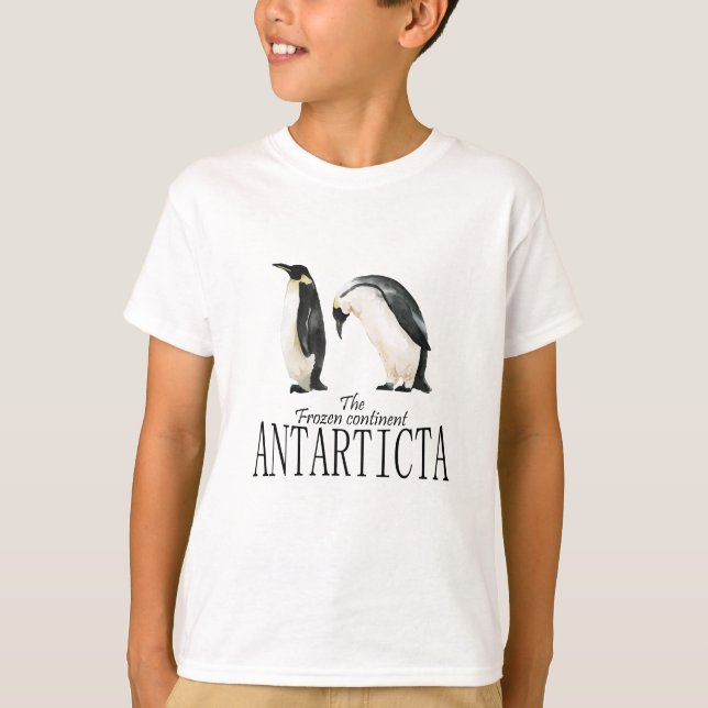 The Frozen Continent Antarctica T-Shirt (Front)