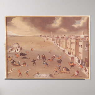 The Frozen Lagoon in 1708 Poster