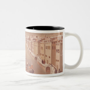 The Frozen Lagoon in 1708 Two-Tone Coffee Mug