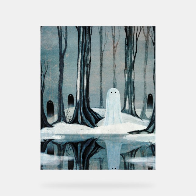 The Frozen Lake Acrylic Sign (Front)