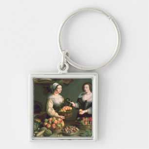 The Fruit and Vegetable Seller Key Ring