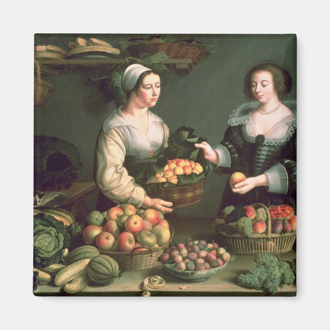 The Fruit and Vegetable Seller Magnet (Front)