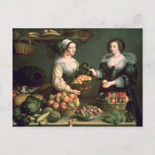 The Fruit and Vegetable Seller Postcard