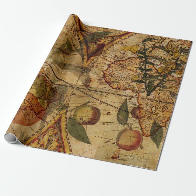 The Fruit Look Wrapping Paper (Unrolled)