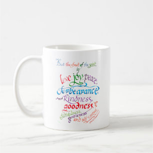 The Fruit of the Spirit Bible Verse Coffee Mug