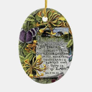 The Fruit Of The Spirit Ceramic Tree Decoration
