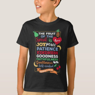 The fruit of the spirit Galatians 5 22 23 T-Shirt