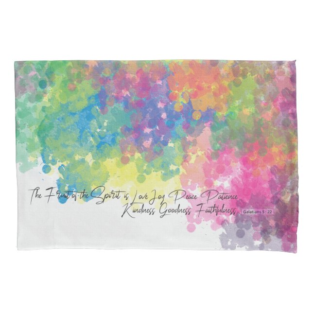 The Fruit of the Spirit - Galatians 5 Pillowcase (Front)
