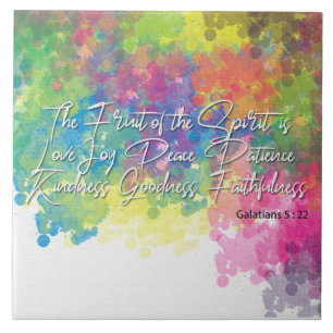 The Fruit of the Spirit - Galatians 5 Tile