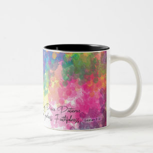 The Fruit of the Spirit - Galatians 5 Two-Tone Coffee Mug