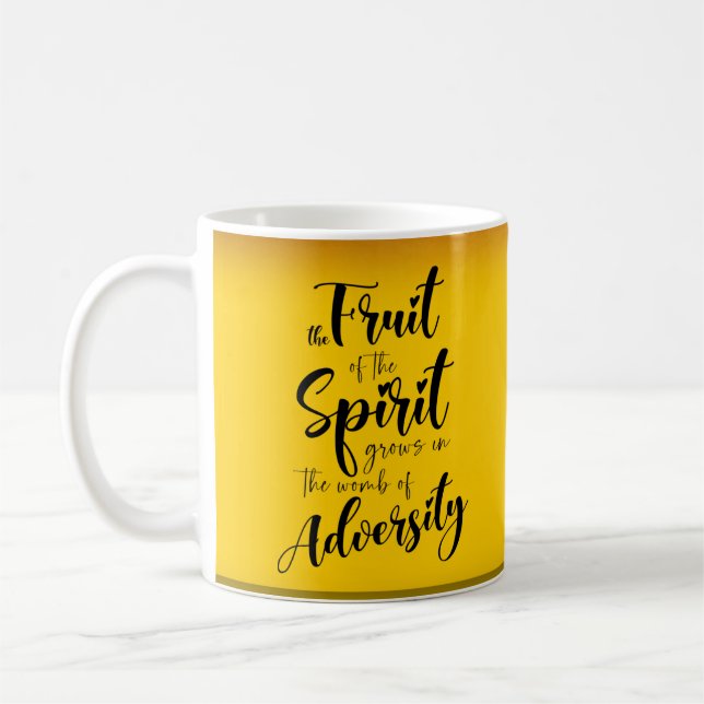 The fruit of the Spirit grows in the womb Coffee M Coffee Mug (Left)