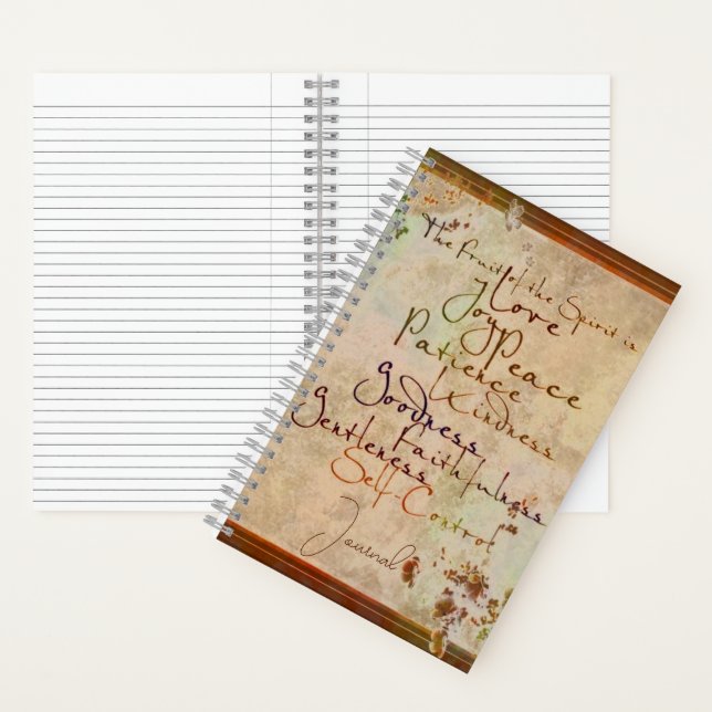 The Fruit of the Spirit journal (Inside)