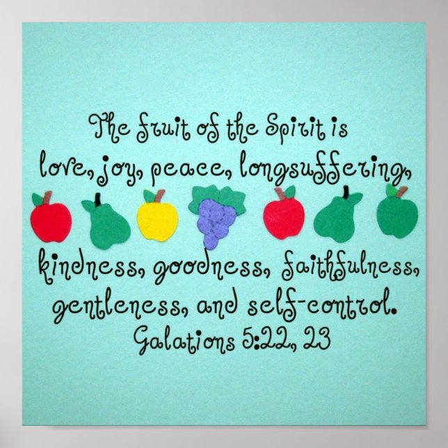 The fruit of the Spirit. Poster (Front)