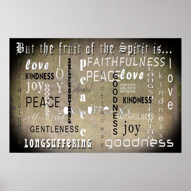 The Fruit of the Spirit Poster (Front)