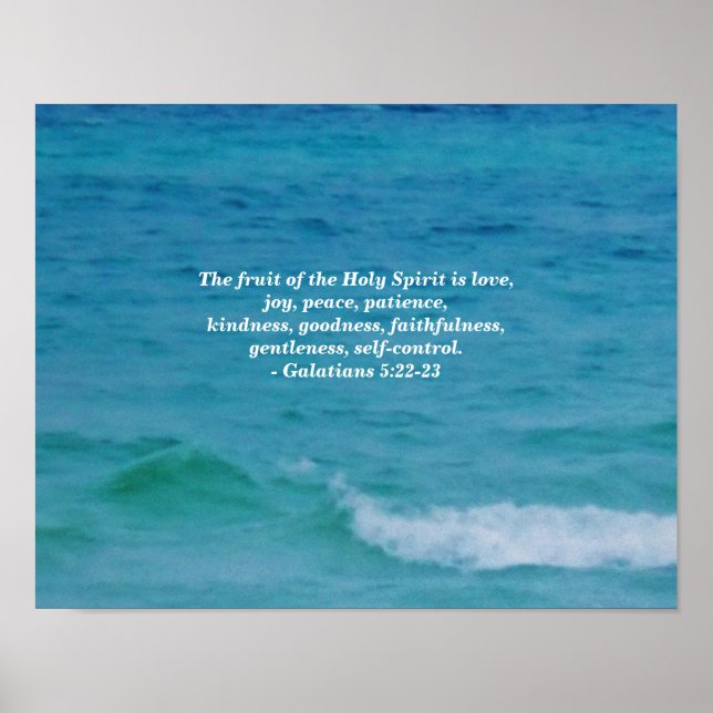 THE FRUIT OF THE SPIRIT POSTER (Front)