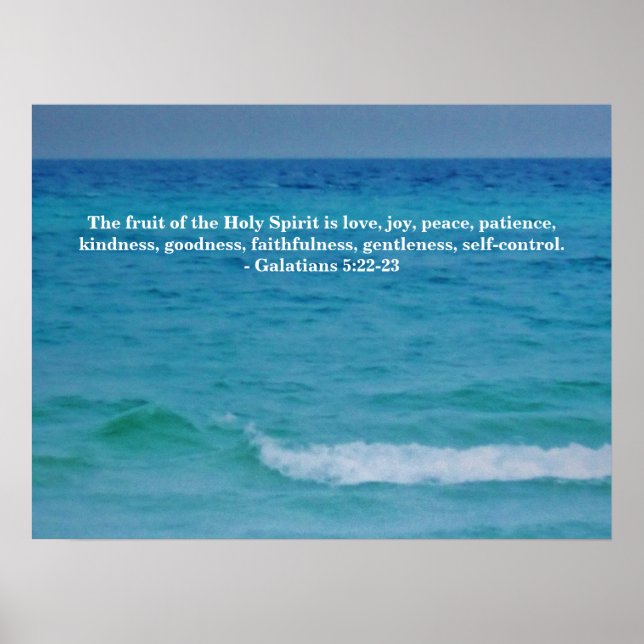 THE FRUIT OF THE SPIRIT POSTER (Front)