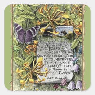 The Fruit Of The Spirit Square Sticker