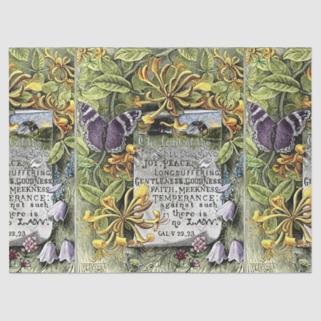 The Fruit Of The Spirit Tissue Paper (Front)