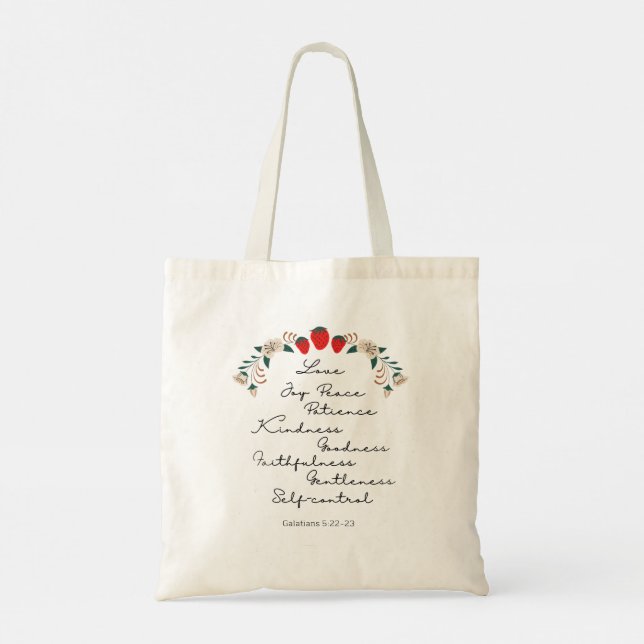The Fruit of the Spirit  Tote Bag (Back)