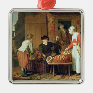 The Fruit Seller Metal Tree Decoration