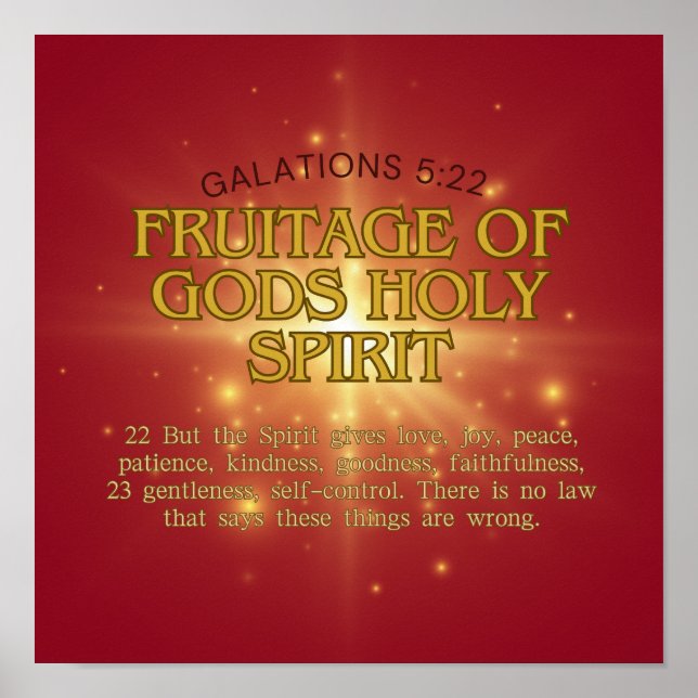 THE FRUITAGE OG GODS Holy Spirit  Poster (Front)