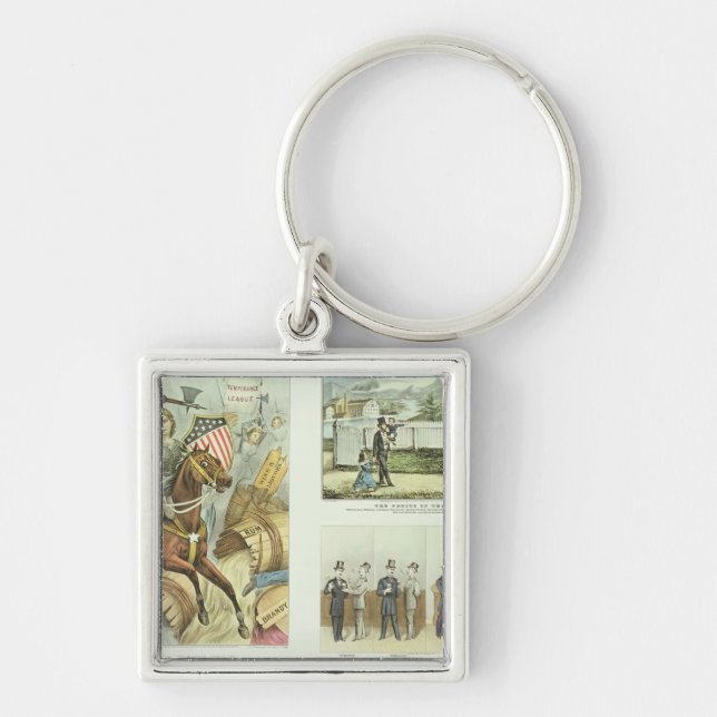 The Fruits of Temperance Key Ring (Front)