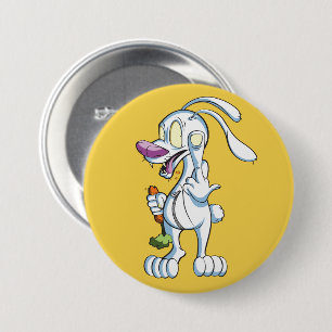 THE FU BUNNY_2 7.5 CM ROUND BADGE