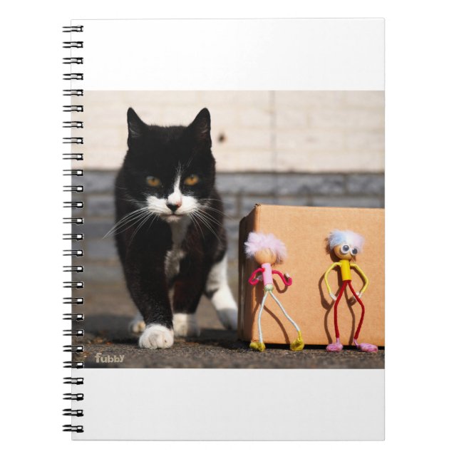The Fubby's hide from the cat Ping. Notebook (Front)