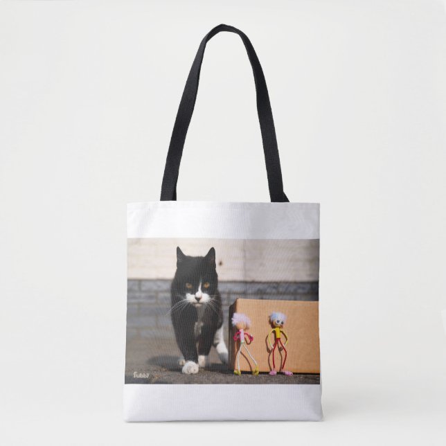 The Fubby's hide from the cat Ping. Tote Bag (Front)
