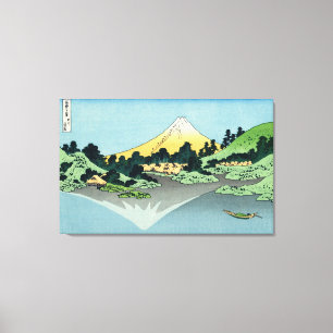 The Fuji reflects in Lake Kawaguchi Canvas Print