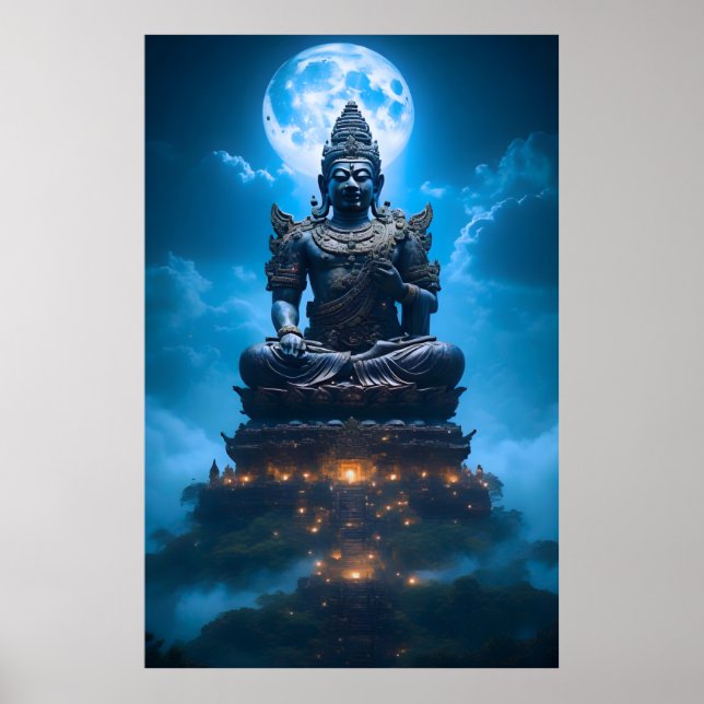 The Full Moon Light of the Buddha Poster (Front)