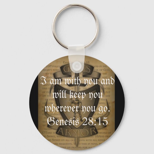 The Full Protection of God Key Ring (Front)
