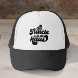 The Funcle Funny Simple Vintage Retro Trucker Hat<br><div class="desc">This simple and vintage design is composed of playful script typography.</div>