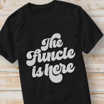 The Funcle Simple Fun Vintage Retro Typography T-Shirt<br><div class="desc">This simple and vintage design is composed of playful script typography.</div>
