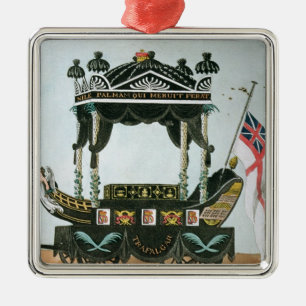 The Funeral of Lord Nelson  on 9th January 1806 Metal Tree Decoration