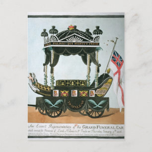 The Funeral of Lord Nelson  on 9th January 1806 Postcard