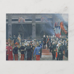 The Funeral of Louis Pasteur Postcard