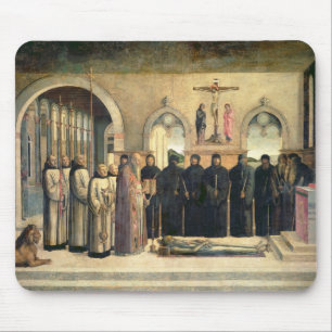 The Funeral of St. Jerome, c.1470-1472 (oil on can Mouse Mat
