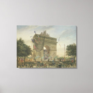 The Funeral of Victor Hugo 1885 Canvas Print