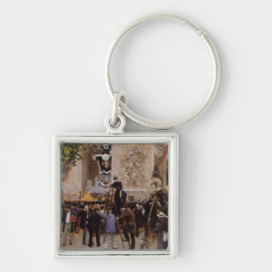 The Funeral of Victor Hugo Key Ring