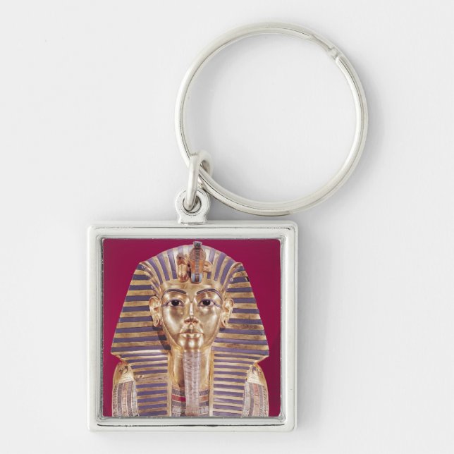 The funerary mask of Tutankhamun Key Ring (Front)