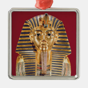 The funerary mask of Tutankhamun Metal Tree Decoration