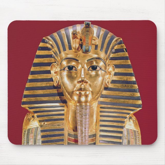 The funerary mask of Tutankhamun Mouse Mat (Front)