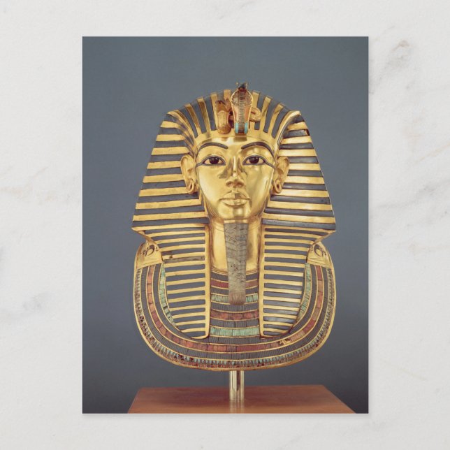 The funerary mask of Tutankhamun Postcard (Front)
