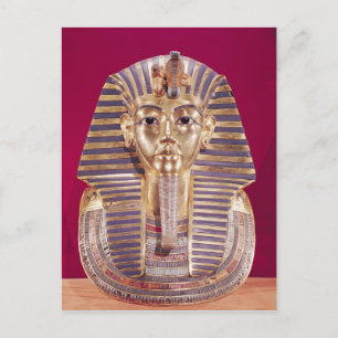 The funerary mask of Tutankhamun Postcard