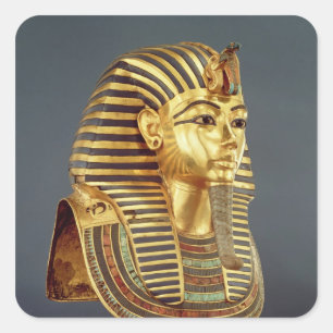 The funerary mask of Tutankhamun Square Sticker