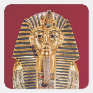 The funerary mask of Tutankhamun Square Sticker