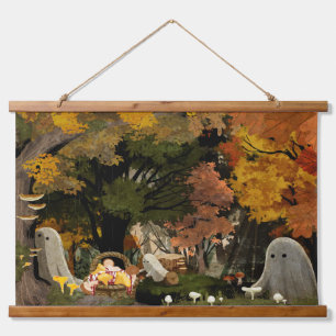 The Fungi Foragers Hanging Tapestry