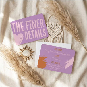 The Funky Nuptials Enclosure Card