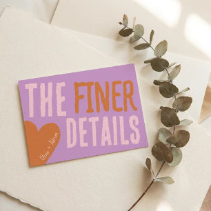 The Funky Nuptials Enclosure Card